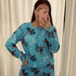 Pijama largo animado - STICH AZUL