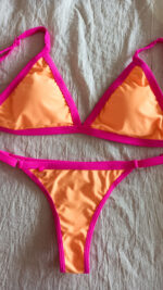 BIKINI LALI BICOLOR CORAL FUCSIA - Praga - Imagen 3