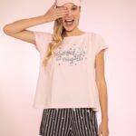 Pijama GOOD NIGHT rosa - Florcitas