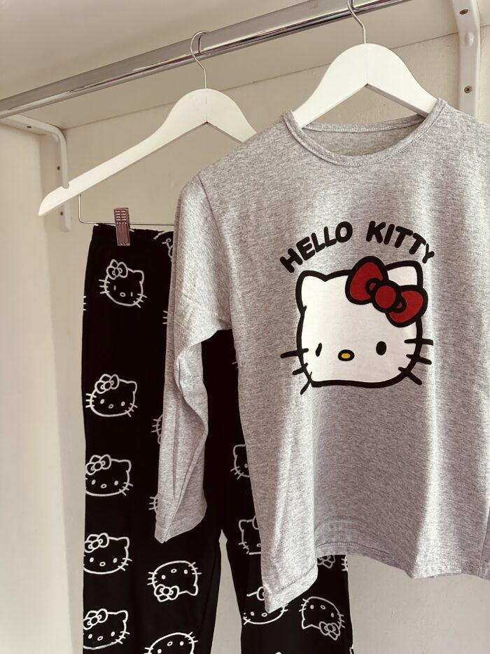 Pijama niña HELLO KITTY - Negro - Imagen 1