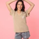 Pijama NATURE TOSTADO - Florcitas.