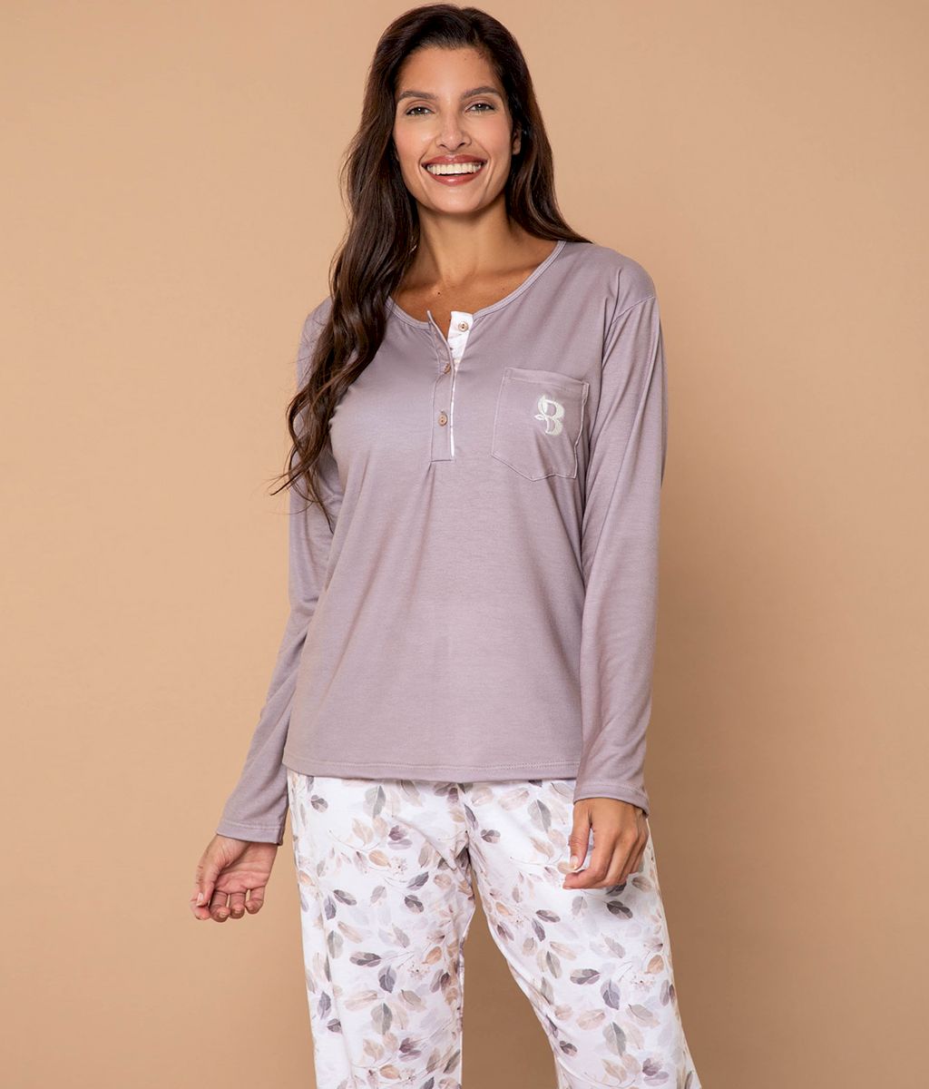 6808ebbc64e1b780790205 Pijama GRACIELA - Bianca Secreta - Imagen 1