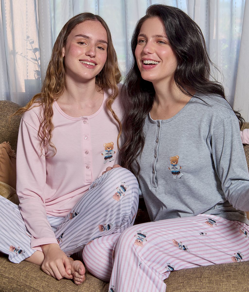 699c830b1cb6e354154410 Pijama TEDDY - Bianca Secreta - Imagen 1