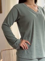 Pijama ARIADNA VERDE - Bianca Secreta - Imagen 3