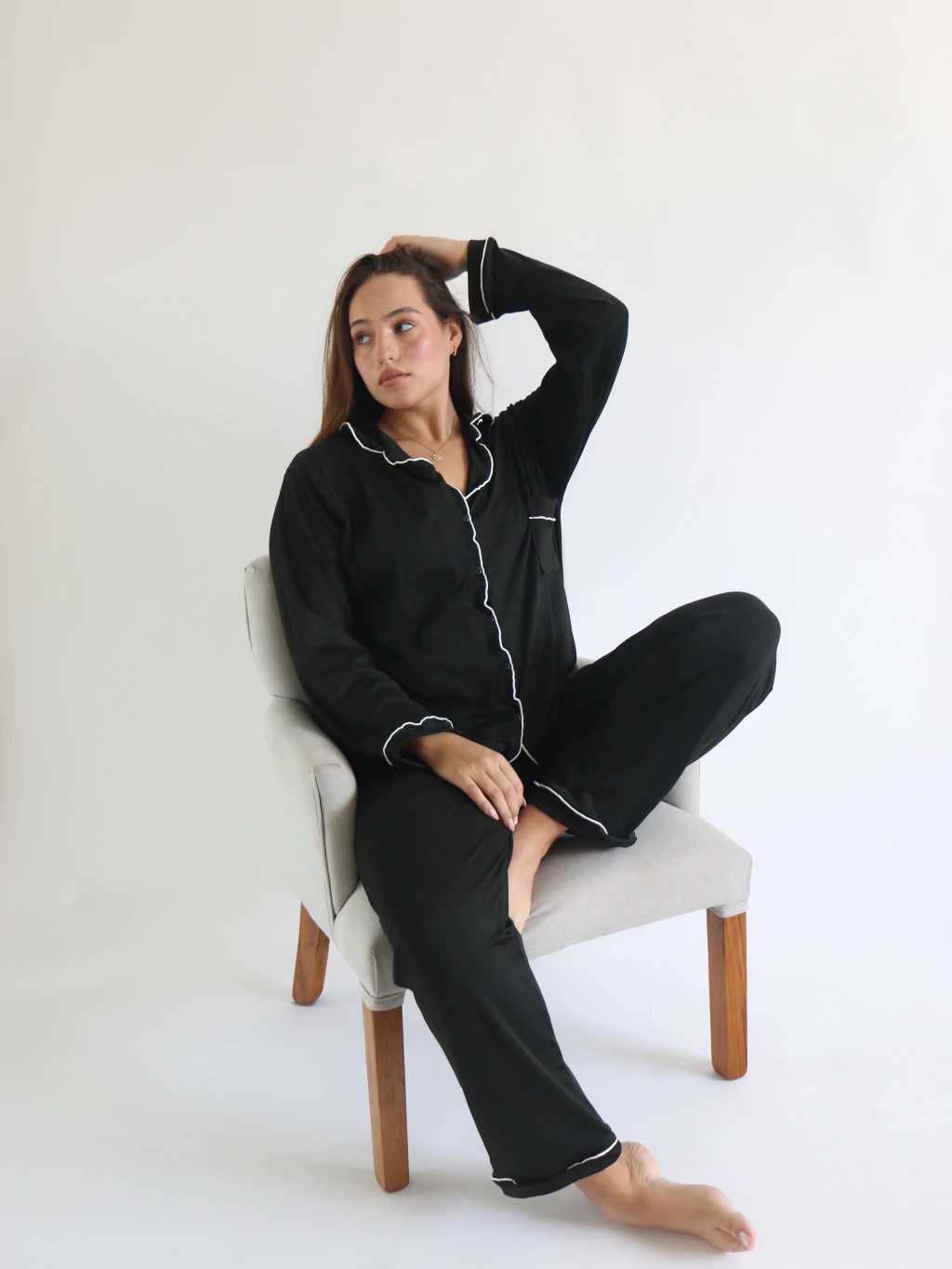 IMG_2180 Pijama LUISA NEGRO - Praga - Imagen 1