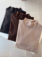 POLERA MORLEY DE ALGODÓN CON FRISA (talle 1 al 5)