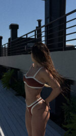 Bikini MILA CHOCO Y NATURAL - Praga - Imagen 3