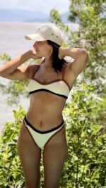 Bikini MILA NATURAL, CHOCO Y NEGRO - Praga